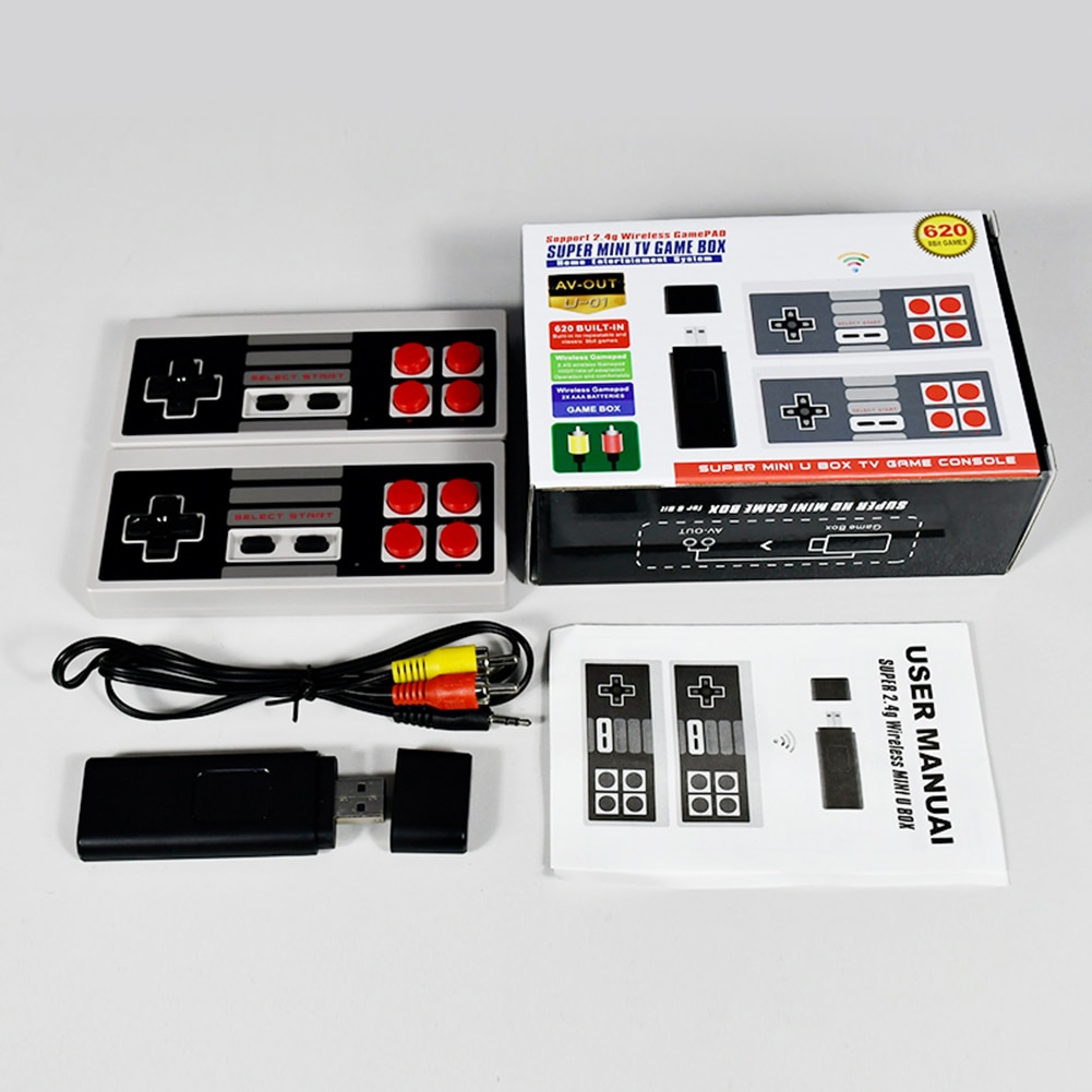 Owkiddy K02 Usb Tv Game Console Stick 8 Bit Wireless Controller Build In 6 Classic Video Games Layer 262