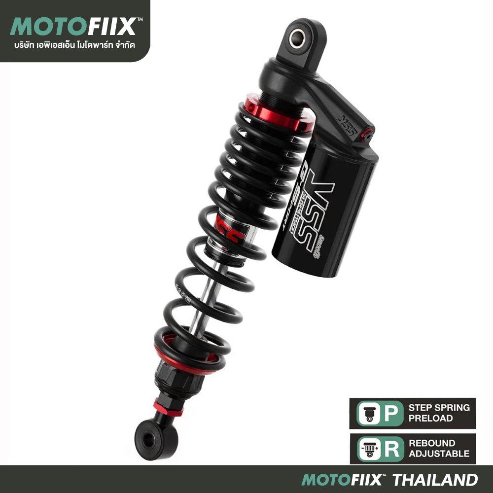 YSS โช้คหลัง G-Sport Black Series Smooth Wave110i(13-20)/Wave125i(13-20) Black/Black RG302-340TRJ-71