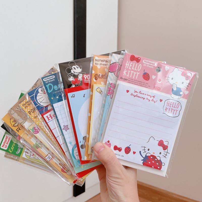 กระดาษโน๊ตลายน่ารักของSanrio