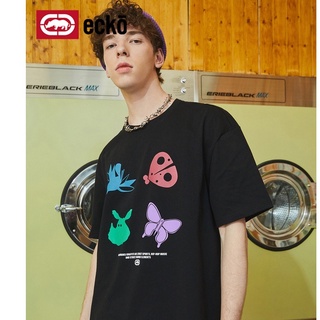 Ecko rhino เสื้อยืดลําลอง พิมพ์ลายสัตว์บิน แฟชั่นฤดูร้อน สําหรับคู่รักS-5XL