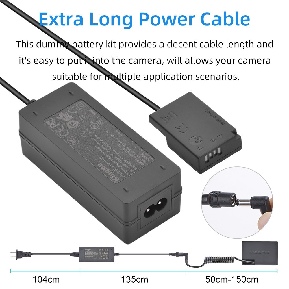 KingMa Dummy Canon LP-E17 แบตไลฟ์สด DC Coupler แบตกระสือ LPE17 (รับประกัน1ปี)