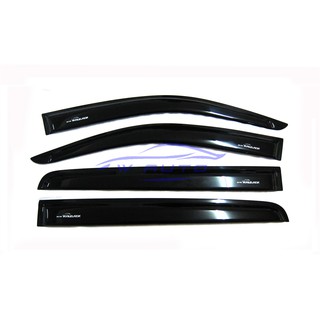 (4ชิ้น) กันสาดประตู เชฟโรเลต เทรลเบลเซอร์ ปี 2012-2020 สีดำ Chevrolet All New Trailblazer Windshield กันสาดรถยน์ กันสาด