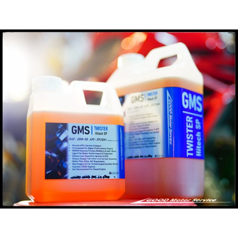 GMS น้ำมันเครื่อง  Twister Hitech SP 20w50 API SP