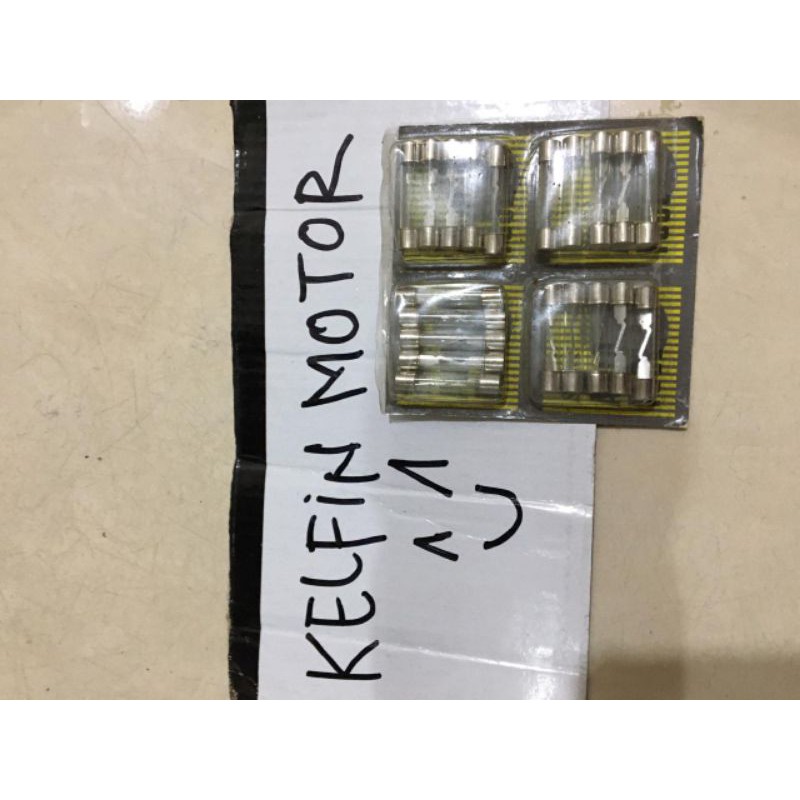 SUPRA STANDARD GLASS MOTORCYCLE BOTTLE FUSE / MOTORCYCLE FUSE FUSE GLASS BOTTLE TUBE FUSE 10A 15A 20