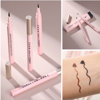 Lameila 843 อายไลเนอร์ ชนิดน้ำยาวนานดำ ของแท้ซุปเปอร์กันน้ำ อายไลเนอร์ หัวปากกา กันน้ำ แห้งเร็ว ติดทนนาน  ควบคุมง่าย