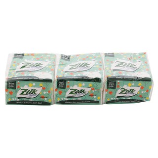 🔥แนะนำ!! ซิลค์ กระดาษทิชชู ป็อบอัพ 86 แผ่น แพ็ค 3 ZILK Pop-up Facial Tissue by Cellox 86 sheets Pack 3