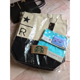 Starbucks Reserve bag with Songkran small bag