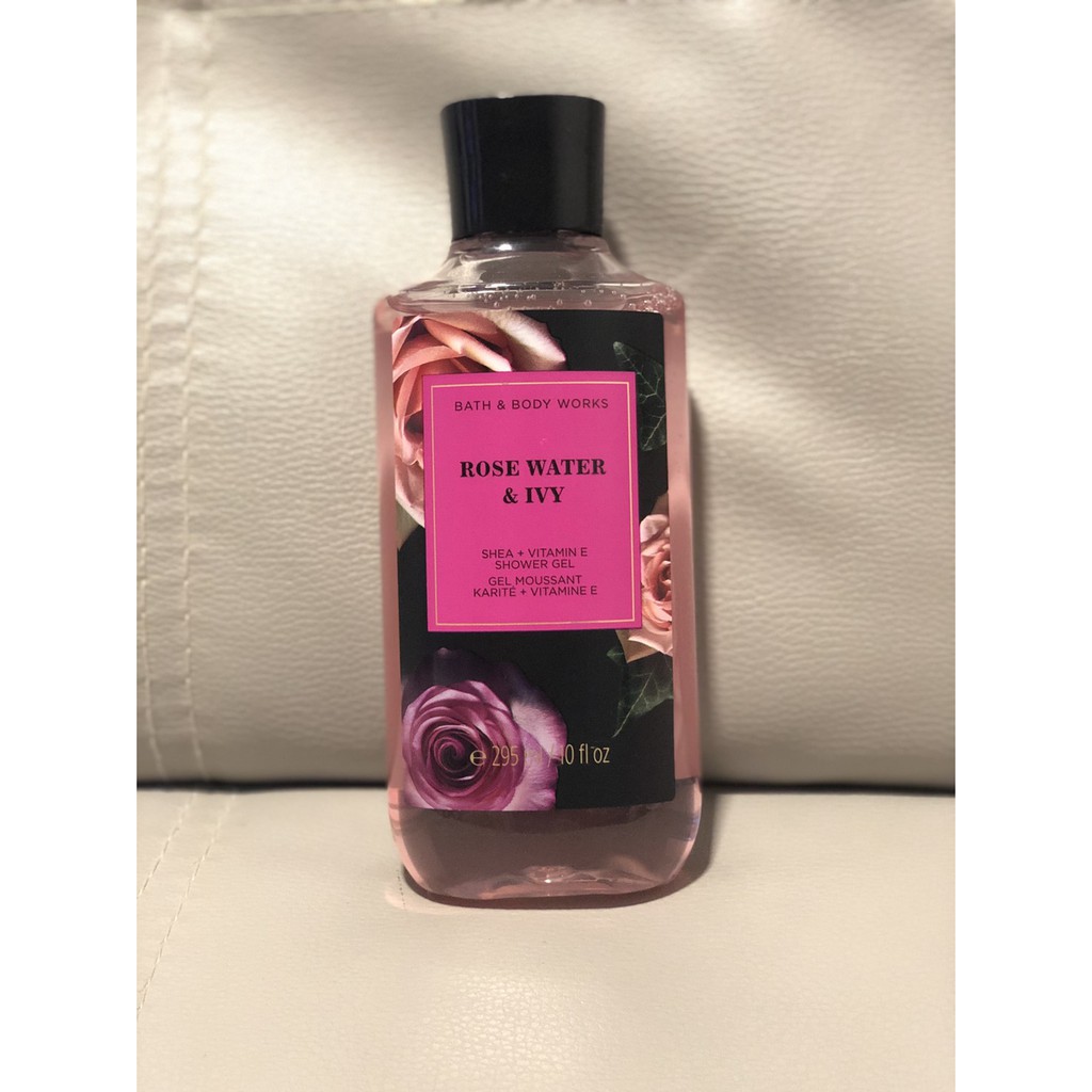 ROSE WATER & IVY Bath and Body Works Shower Gel 295ml เจลอาบน้ำผสม