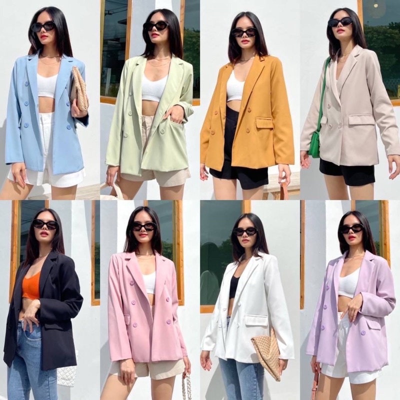 🥨 ป้าย wynn 🥨 เสื้อสูทโอเวอร์ไซส์ ชายตรง ผ้าดี ทรงสวย