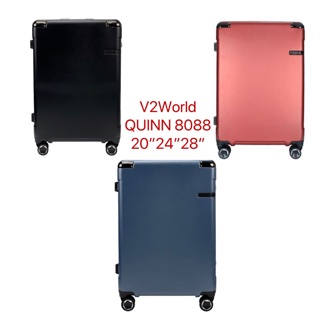 V2WORLD กระเป๋าเดินทางล้อลากรุ่น QUINN8088 (BLACK , BLUE , RED)