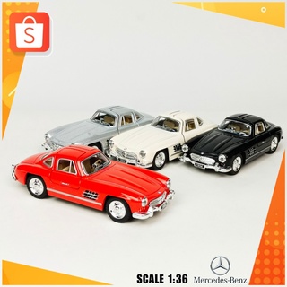 เบนซ์โบราณ โมเดลรถเบนซ์ โมเดลรถเหล็ก รถเบนซ์ 1954 Benz 300SL Coupe 300SL สเกล 1:36 kinsmart เบนซ์300sl