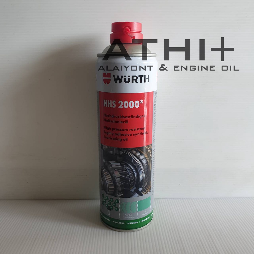 Wurth HHS 2000 สเปรย์จาระบีใส ปริมาณสุทธิ 500 มล.