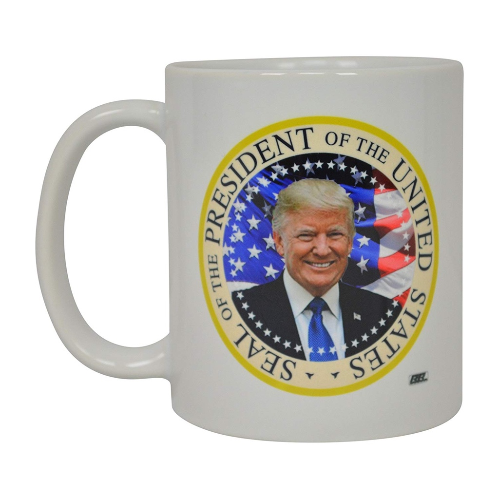 2 ชิ้น Donald Trump แก้วกาแฟ President Of The United States Seal ความแปลกใหม่ถ้วยสติกเกอร์ Decals ถ้วยน้ําสติกเกอร์