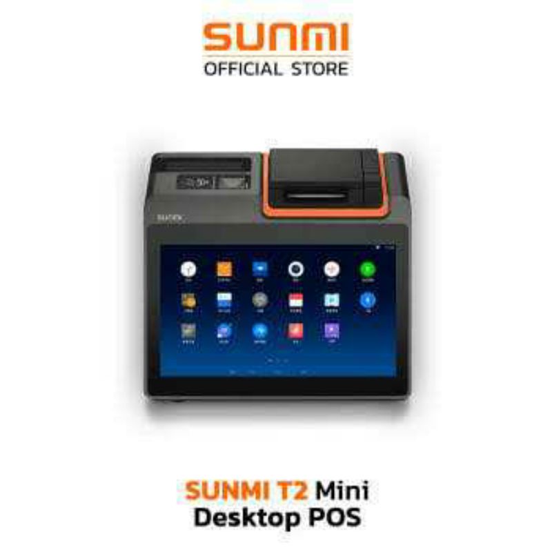 [มือสองพร้อมส่ง] SUNMI T2 Mini POS Android All-in-One ขนาดกะทัดรัด พร้อมพิมพ์ใบเสร็จในตัว
