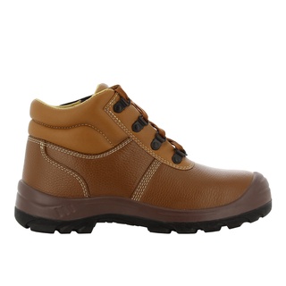  รับประกัน 3 เดือนSafety Jogger รุ่น BESTZIP รองเท้าเซฟตี้หุ้มข้อหัวเหล็ก แผ่นเหล็กกันทะลุ หนังแท้และกันน้ำ สีน้ำตาล img 1