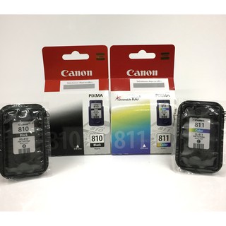 ตลับหมึก Inkjet Canon PG810 (BK)+CL811 (สี) แท้ 100%