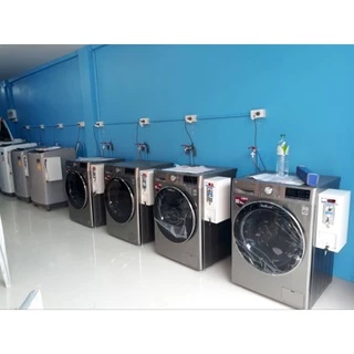 เครื่องซักผ้าหยอดเหรียญฝาหน้า LG ประกันกล่องหยอดเหรียญ1ปี