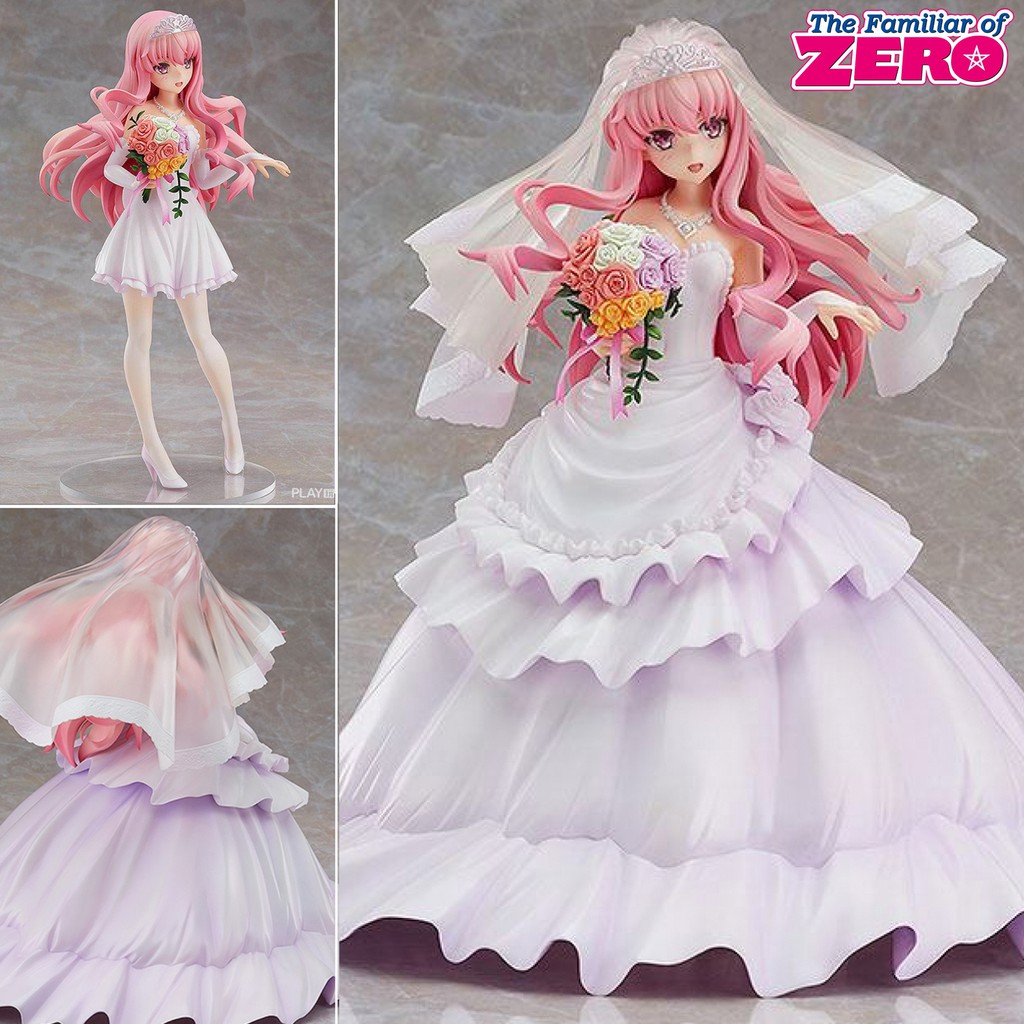 Figure ฟิกเกอร์ Model โมเดล The Familiar of Zero อสูรรับใช้ของยาย 0 สนิท Louise ลูอีซ Finale Wedding