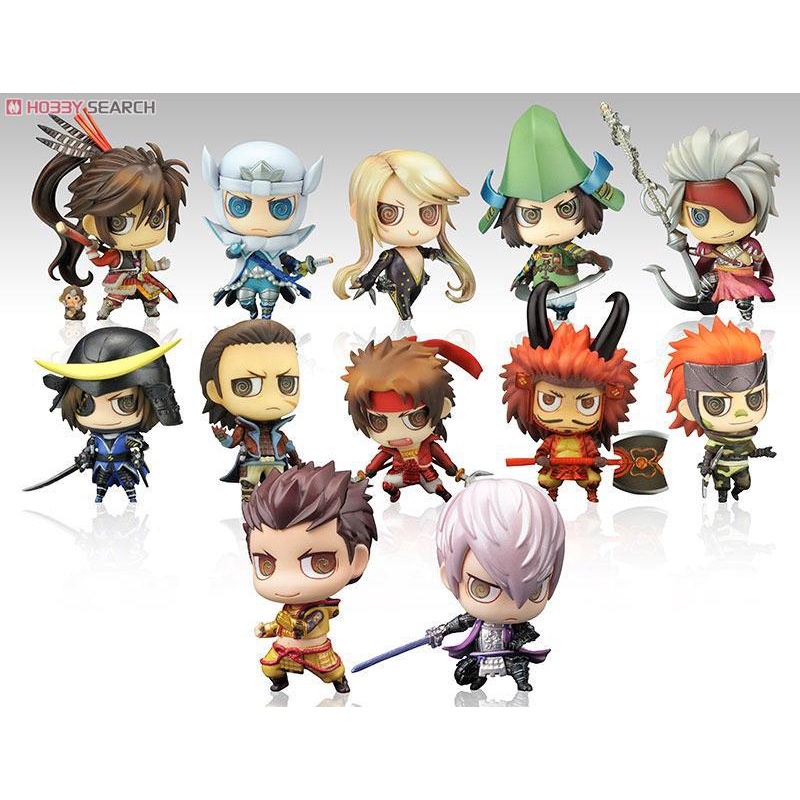 (แท้/มือ๑ตีเป็นอะไหล่) Sengoku Basara Sansun Busho Collection 1 (PVC Figure),บาซาระ​ สงครามดาบซามูไร