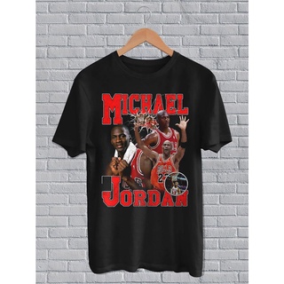 เสื้อผ้าผชเสื้อยืด พิมพ์ลาย Michael Jordan สไตล์วินเทจ สําหรับผู้ชาย และผู้หญิง 90sS-5XL