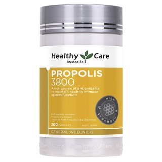 Healthy care propolis 3800 mg จำนวน 200 เม็ด Exp.06/2026