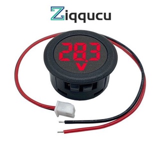 Ziqqucu โวลต์มิเตอร์ดิจิทัล LED DC 4-100V / AC50-500V พร้อมระบบป้องกันการเชื่อมต่อย้อนกลับ