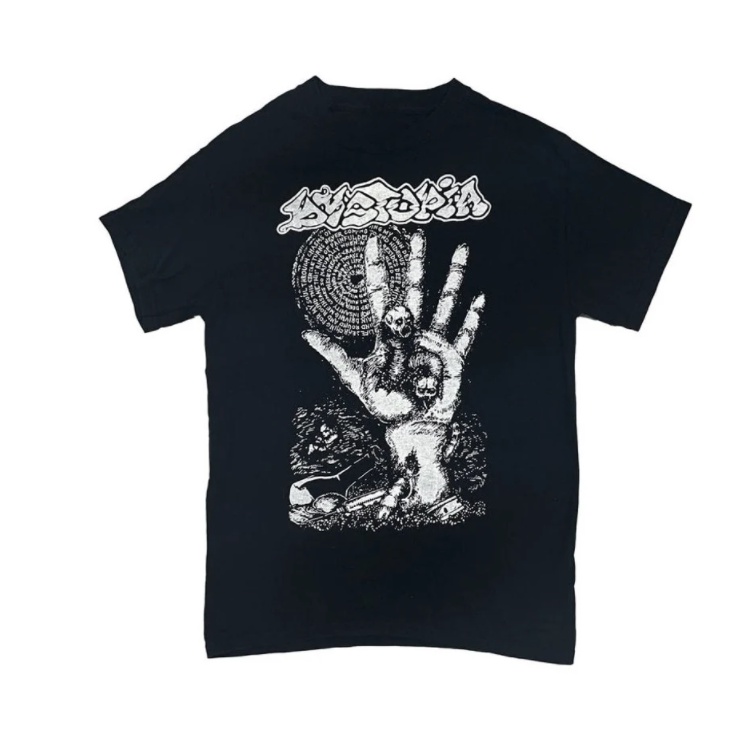 Dystopia 1996 Tshirt Heavy Metal Band แขนสั้น