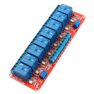 รีเลย์ 8 ช่อง 5V 8 Channel Relay High/Low Level Trigger Relay Module