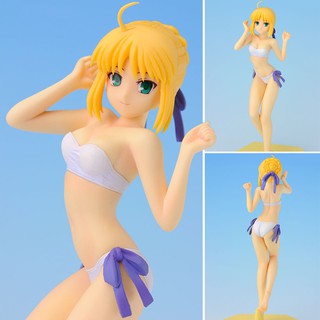 Figure ฟิกเกอร์ Model โมเดล Fate Hollow Ataraxia Saber เฟท ฮอลโลว์ อทาราเซีย มหาสงครามจอกศักดิ์สิทธิ์ เซเบอร์ ชุดว่ายน้ำ