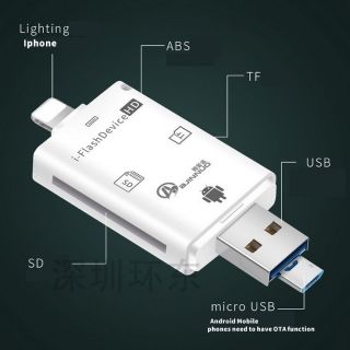 ของแท้พร้อมส่งIphone/Android 149เครื่องอ่านบัตร Card Reader OTA computer SD TF Card I-MICRO USBCARD READER 149