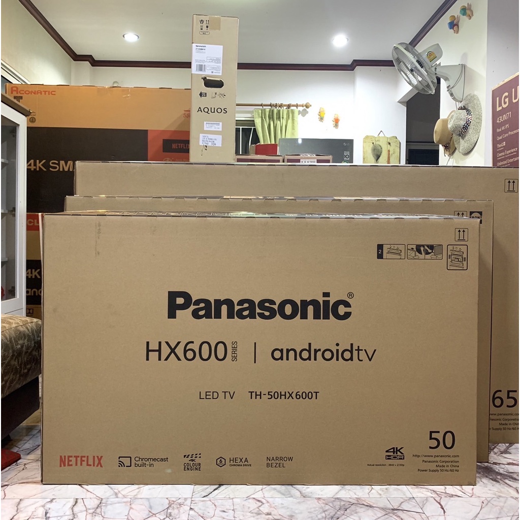 TV Panasonic 50 นิ้ว Android 10 รุ่นTH-50HX600T รุ่นใหม่ปี 2020