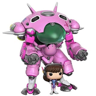 D.va พร้อมนาฬิกาข้อมือ MEKA Overwatch #177 ฟิกเกอร์ไวนิล Funko Pop Dva Games ของเล่นสําหรับเด็ก