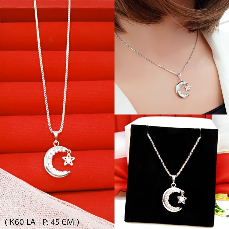 K60 LA สร้อยคอ Xuping Star Moon