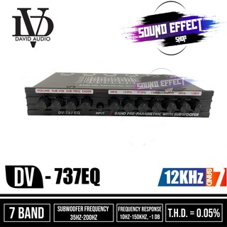 ปรีแอมป์ 7แบนด์ DAVID AUDIO DV-737 EQ