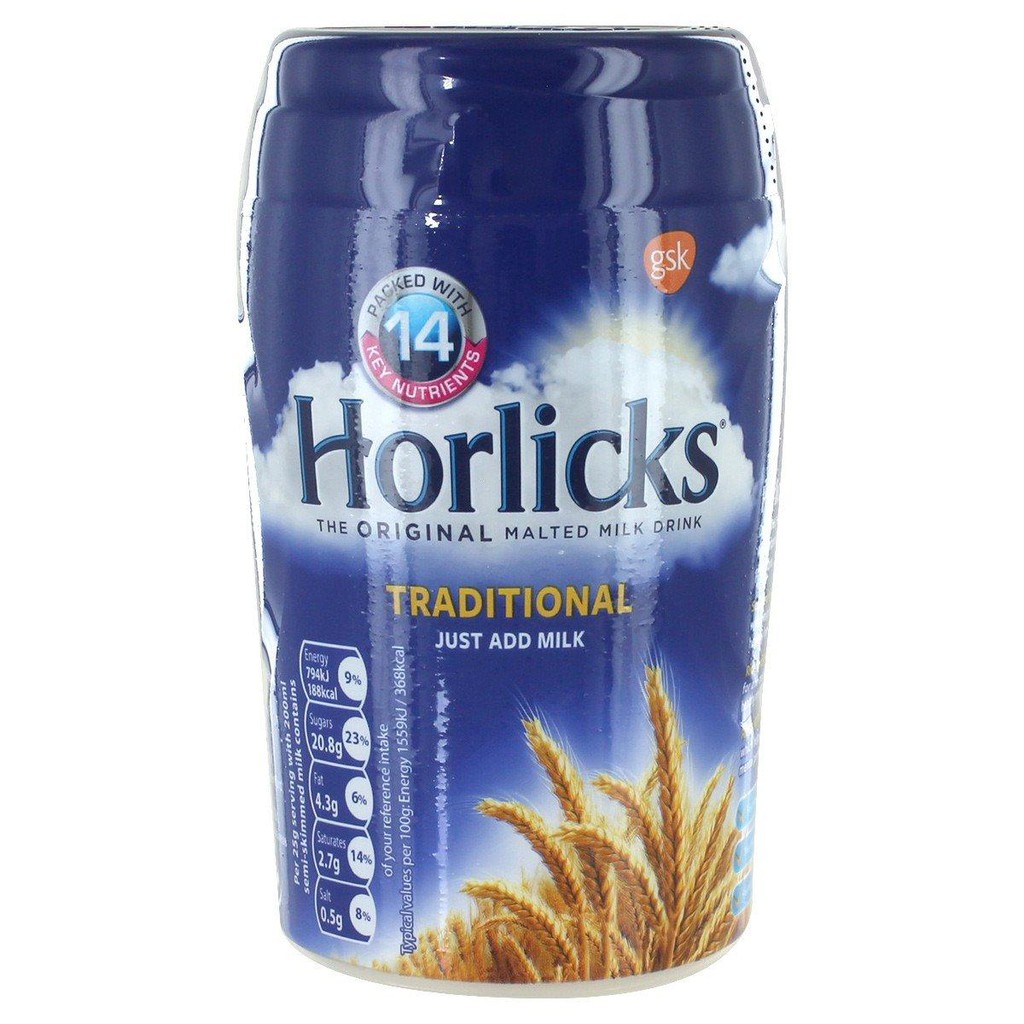 Horlicks Original White Malted Milk Drink ฮอร์ลิค เครื่องดื่มมอลต์สกัด