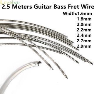 &lt;READY STOCK&gt;8FT Bass Guitar Fingerboard Fret Wire Copper Nickel Silver-Gauge-1.6MM-2.9MM100% brand new！