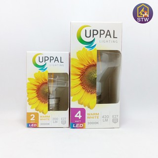 UPPAL หลอดไฟ LED แนววินเทจ ขนาด 2W, 4W