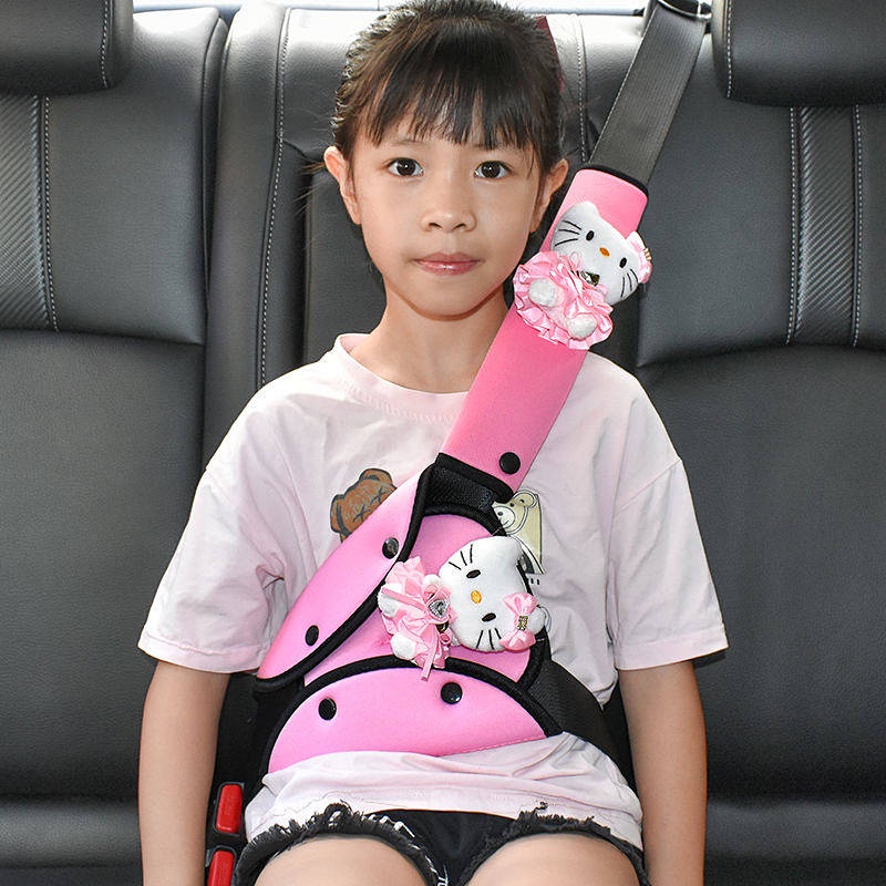CAR Children's Seat Belt Holder Avoid Cutting into the Neck Shoulder Pad Strap Baby Shoulder Sleeve Waistband Tightener Car Supplies iB8x