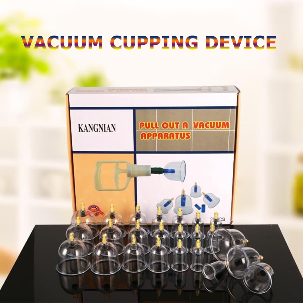 Please Cod 1 Set 12 24pcs Vacuum Cupping Cups Suction Therapy Device