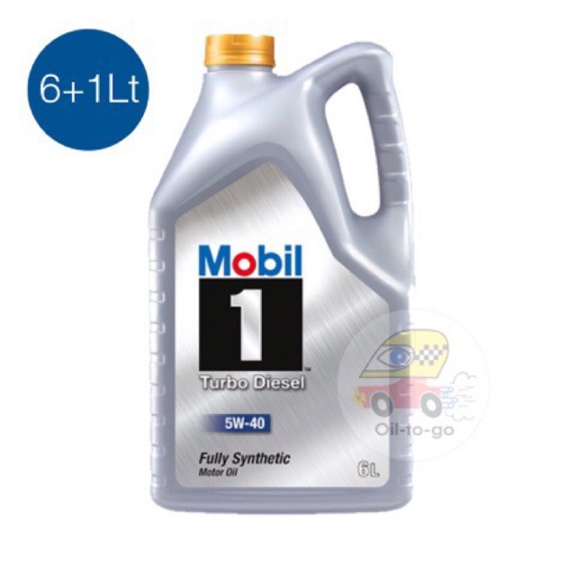 Mobil1 Turbo Diesel 5W-40 ขนาด 6+1 ลิตร