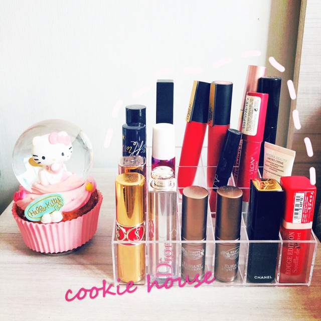 ที่เก็บลิปสติก 24ช่อง ที่ใส่ลิปสติก กล่องใส่เครื่องสำอางค์ 14*9.5