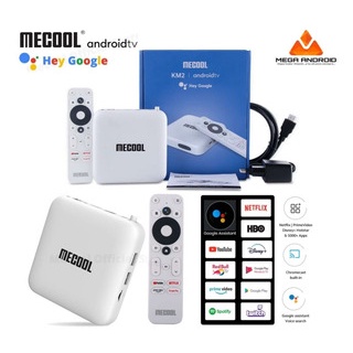 Mecool Km2 รองรับ Disney+Hotstar 4K ,Netflix 4K  จาก Google Android 10, 2.4G &amp; 5Gเสียง Dolby  (มีใบอนุญาต)