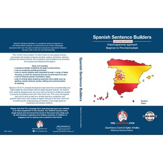 SPANISH SENTENCE BUILDERS - A lexicogrammar app : Studybook, Answer book, Listening- student/Teacher (นำเข้าของแท้100%)