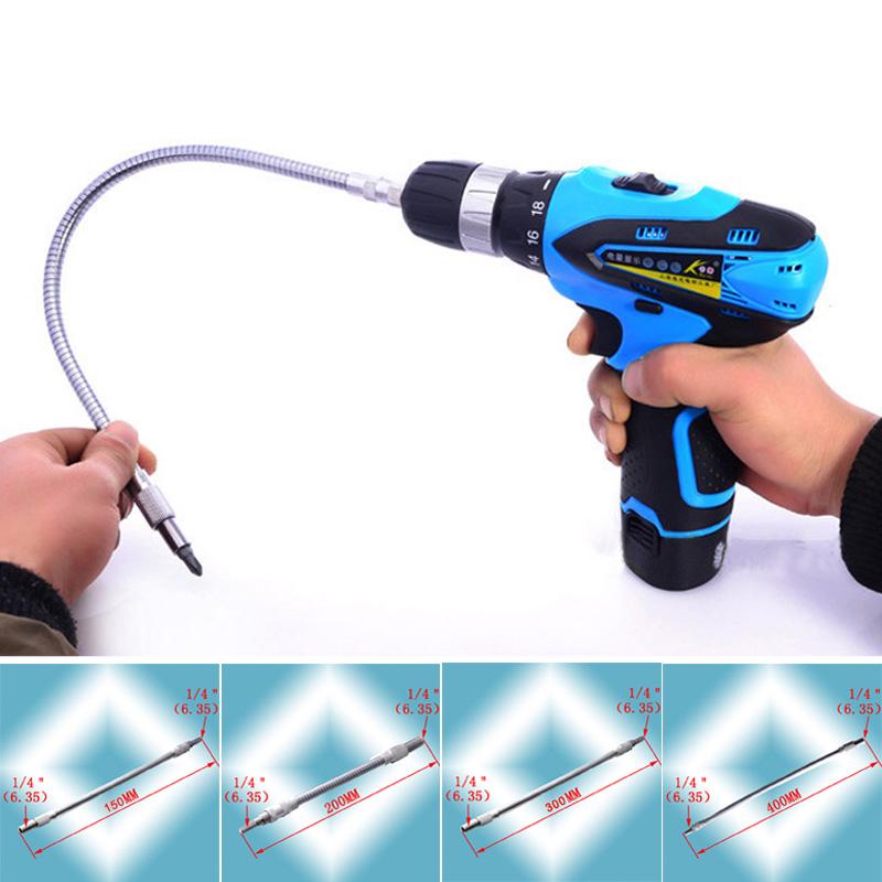 เพลาไขควงสายอ่อนต่อสว่าน ยืดหยุ่น 150มม.Flexible Extension Screwdriver Drill Bit