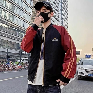 เสื้อแจ็คเก็ตทรงหลวมอินเทรนด์ล่าสุด No.001 มีให้เลือก 2 สี