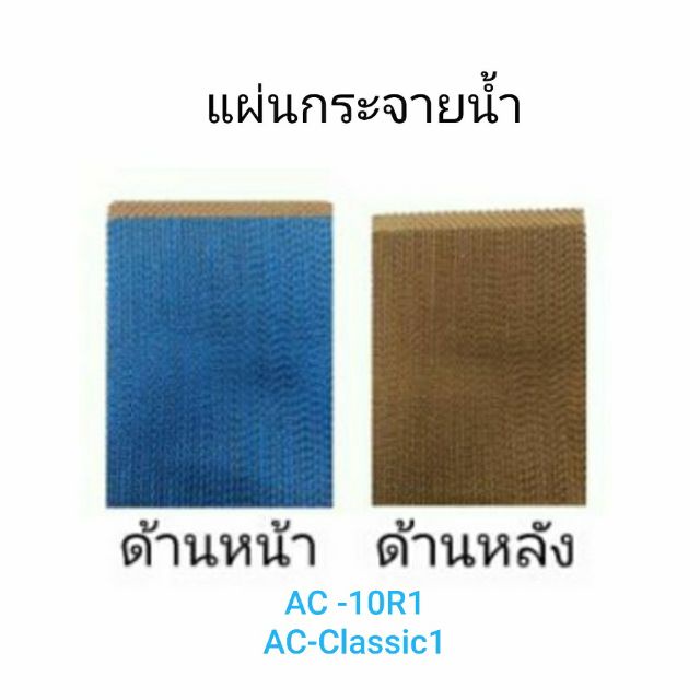 ชุดครัว รังผึ้งพัดลมไอเย็นHatari รุ่น AC-10R1 , AC-Classic1