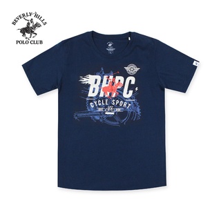 เสื้อยืดลําลอง คอกลม พิมพ์ลาย BHPC สําหรับผู้ชายS-5XL