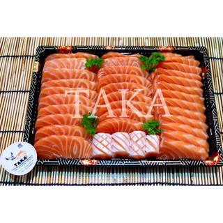 Taka Sashimi แซลมอล Sashimi L ขนาด 800g**ราคาไม่รวมค่าจัดส่งตามระยะทาง สอบถามก่อนชำระเงิน**