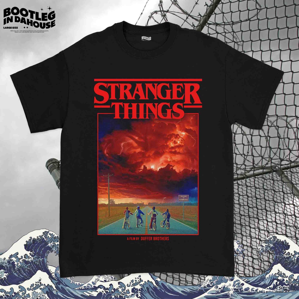 เสื้ เสื้อยืด พิมพ์ลาย Stranger Things Film | 001 | เสื้อเชิ้ต พิมพ์ลาย Stranger Things Film | เสื้อยืด พิมพ์ลายภาพยนตร์
