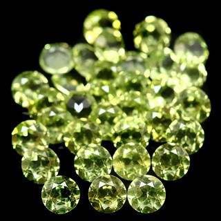 พลอยเพอริโดแท้ (Peridot) 6 กะรัต 33 ชิ้น (15097)